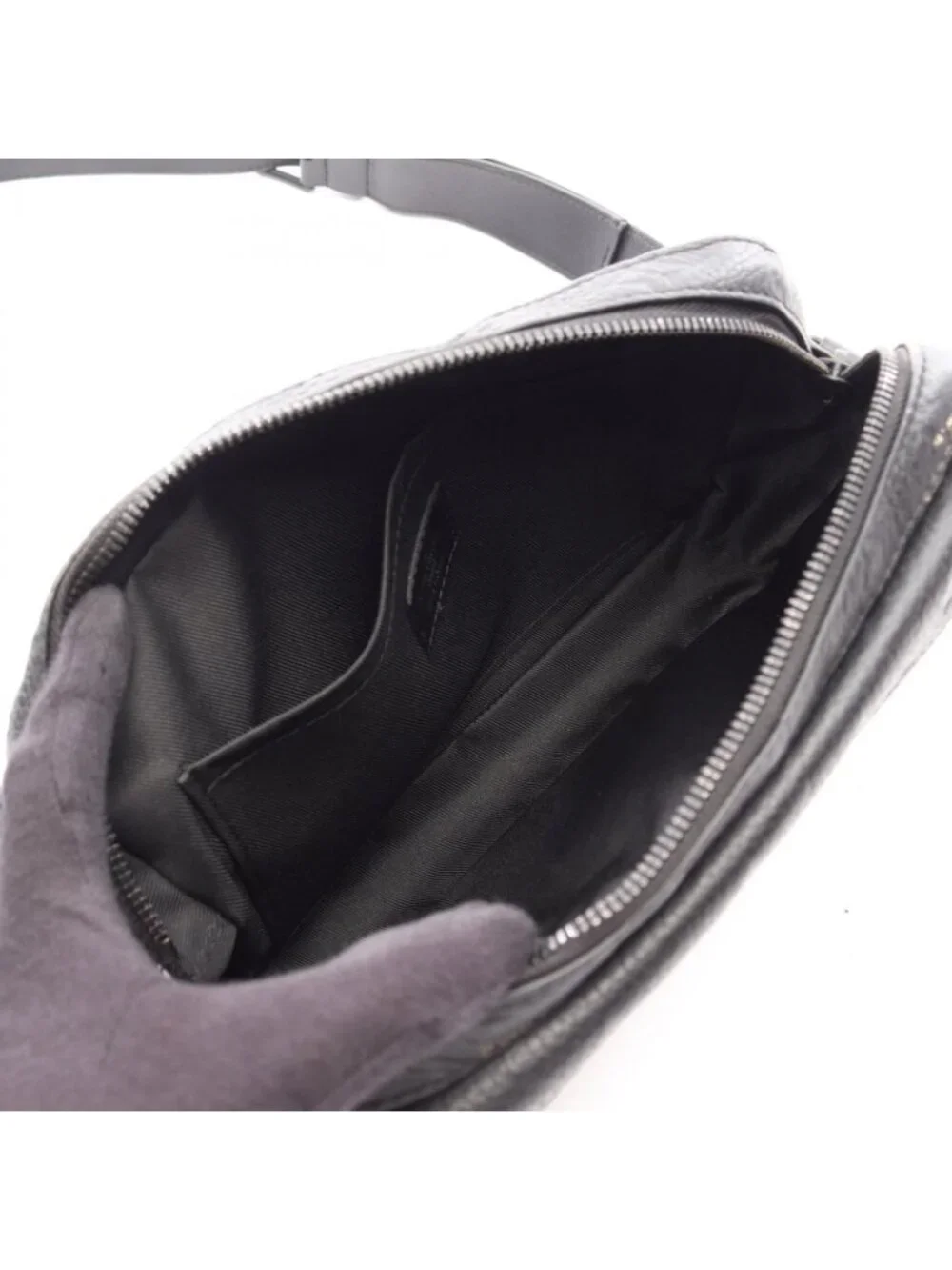 Louis Vuitton Viton Shoulder Bag Steamer Messenger Taurillon Monogram Noir